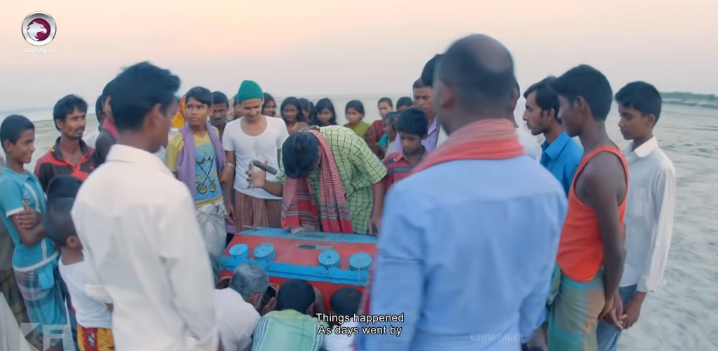 Bapjaner Bioscope(বাপজানের বায়োস্কোপ) movie scene.